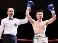 １回ＴＫＯで初戦を突破した高田龍輝