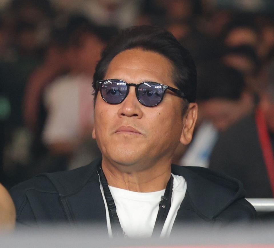 観戦に訪れた佐々木主浩氏（撮影・西岡正）