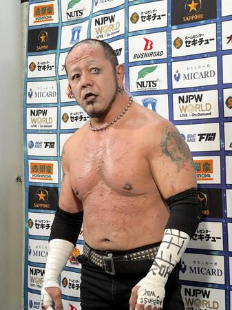 田口隆祐に敗れ、優勝争いから脱落した葛西純