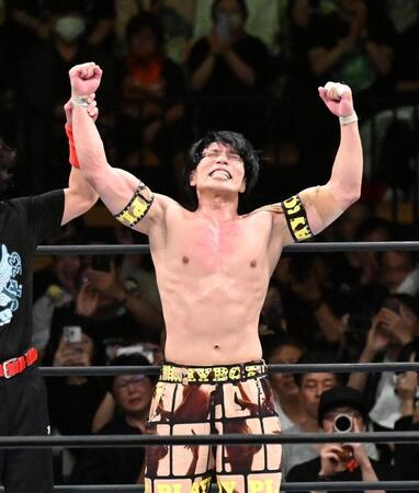 優勝したＹＯＨ＝大田区総合体育館