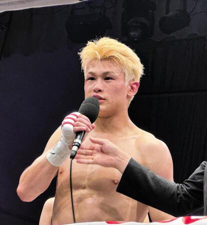 挑戦者決定戦を制した堤駿斗