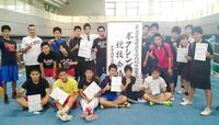 　広陵時代の増田陸（前列左から３人目）＝山本監督提供