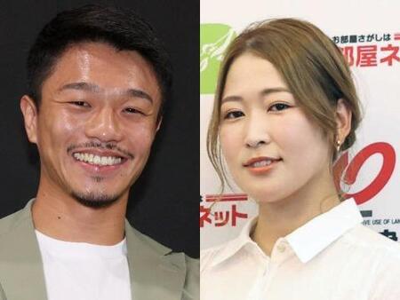 （左から）中谷潤人、田村亜矢