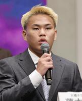 　意気込みを語る藤木勇我