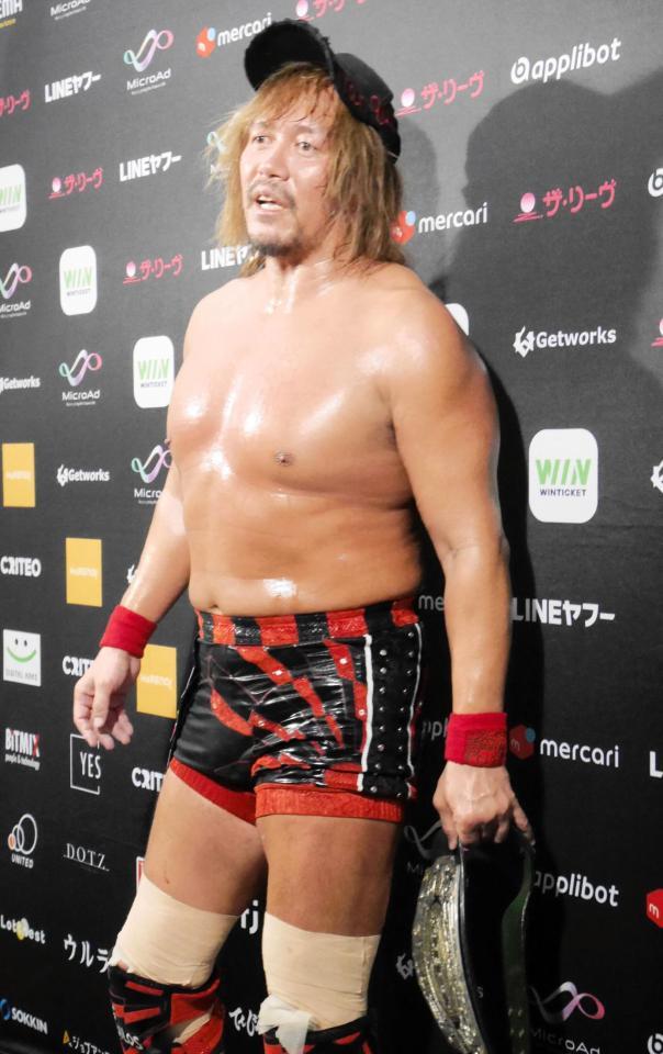 ＧＨＣヘビー級王座を手にした内藤哲也