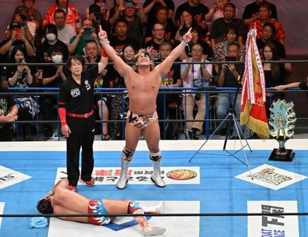 優勝した大岩陵平