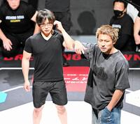 ＢＤオーディションに登場したぷろたん（左）と井上力斗（右）