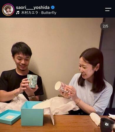 吉田沙保里さんのインスタグラム（ｓａｏｒｉ＿＿＿ｙｏｓｈｉｄａ）より
