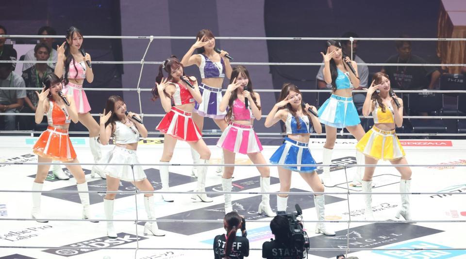 ＲＩＺＩＮガール（撮影・中田匡峻）