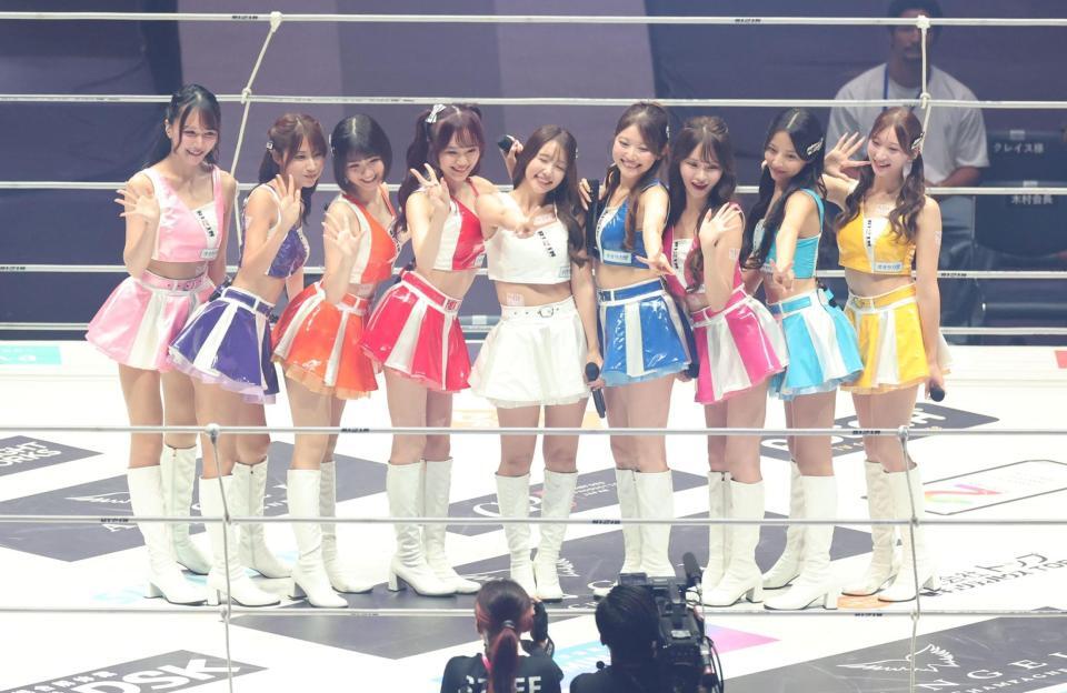 ＲＩＺＩＮガール（撮影・中田匡峻）