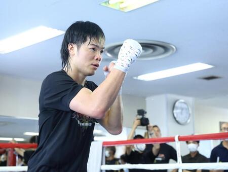 練習を公開した那須川天心