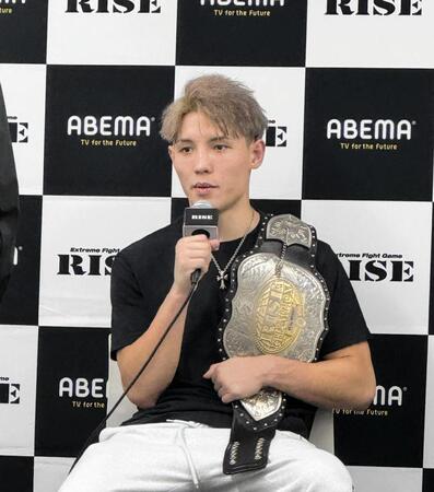 ＲＩＳＥで初のタイトルを獲得したＹＵＲＡ