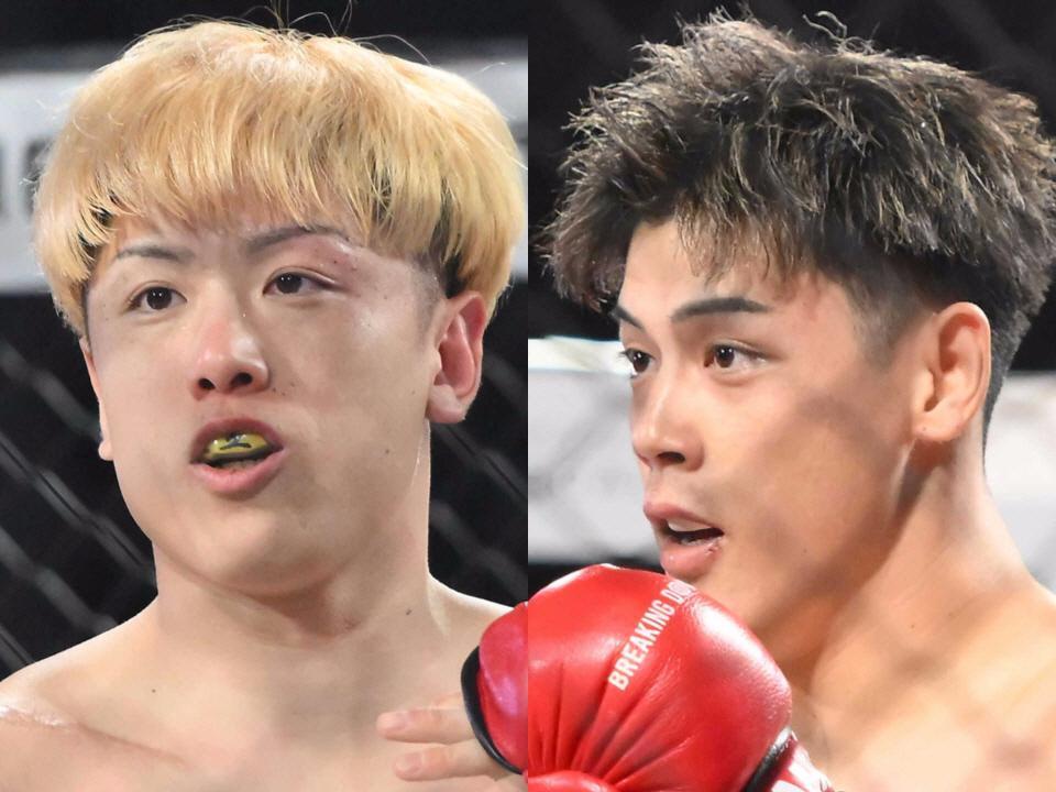 井原良太郎（左）とリキ