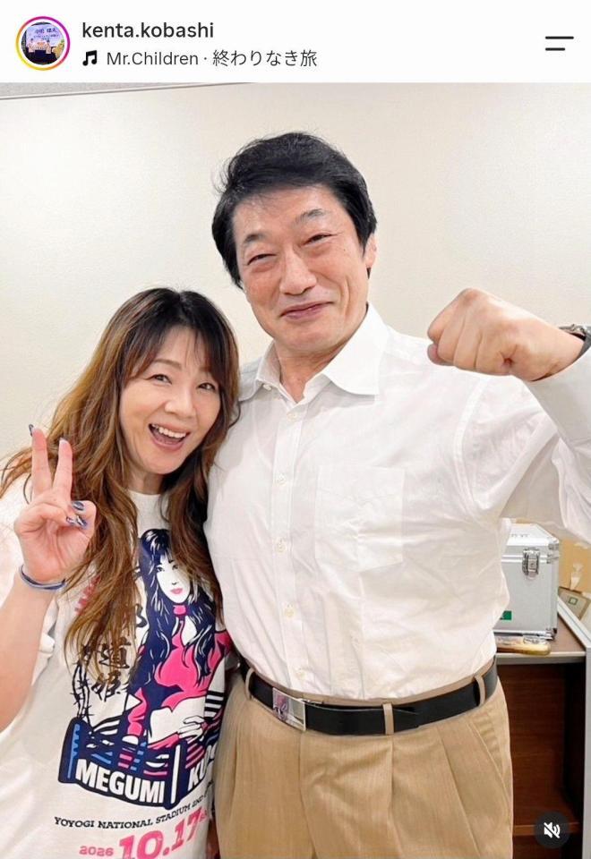 小橋建太氏のインスタグラム（ｋｅｎｔａ．ｋｏｂａｓｈｉ）より