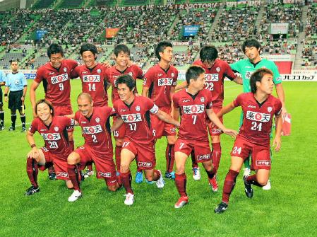 Ｊ１神戸がベストメンバー規定に違反した試合のスターティングメンバー＝６月２７日、ホムスタ