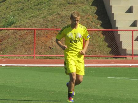 　練習に合流した本田