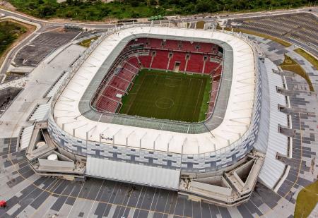 　レシフェのペルナンブコ・アリーナ（ＡＰ＝共同）