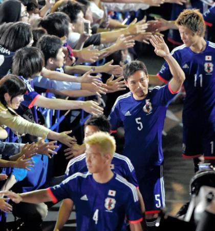 ｗ杯壮行会 麻也 優勝 言い直し サッカー デイリースポーツ Online