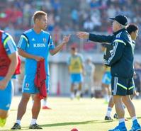 アギーレジャパンが戦術練習 サッカー デイリースポーツオンライン