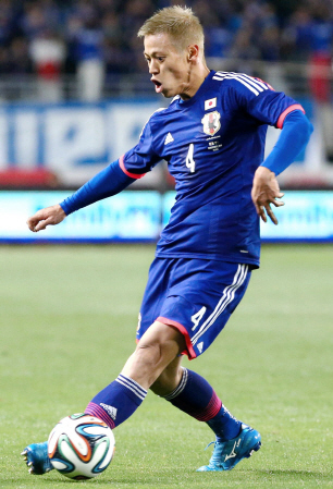 　イタリア紙にアジア杯出場のトッププレーヤー９選手中の１人として紹介された本田