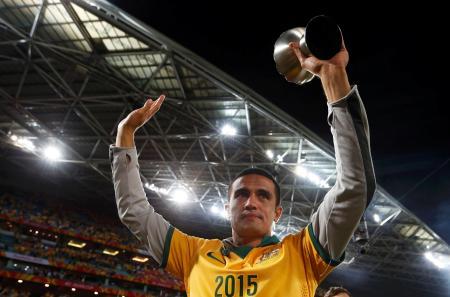 　アジア杯を制したケーヒル（ロイター＝共同）