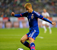 本田、足首ねんざで全治２週間