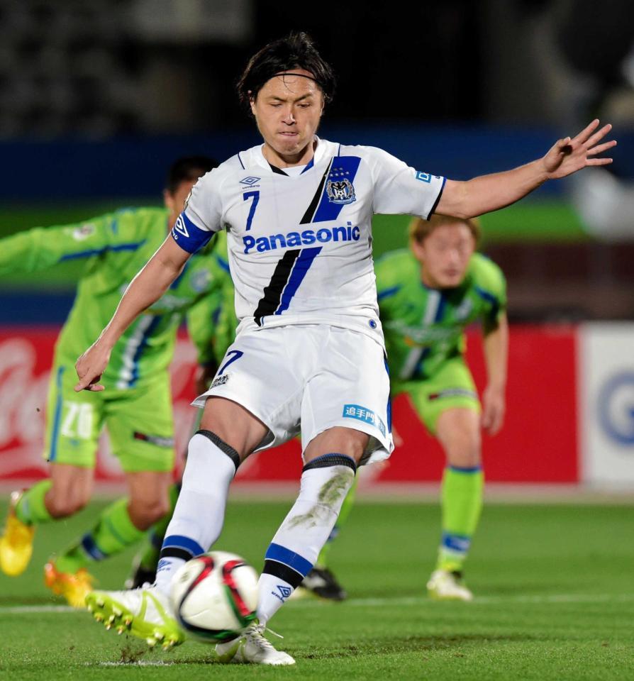 　Ｊ１でのＰＫ歴代単独首位に立った遠藤保仁