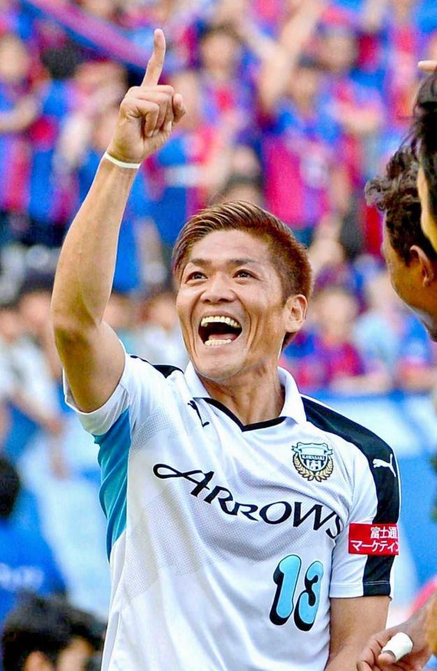 　日本代表候補合宿に参加する大久保嘉人