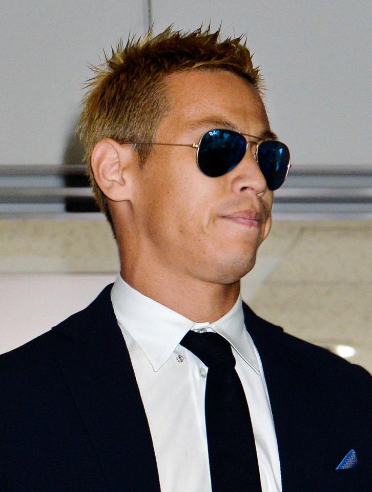 後半途中からの出場となった本田