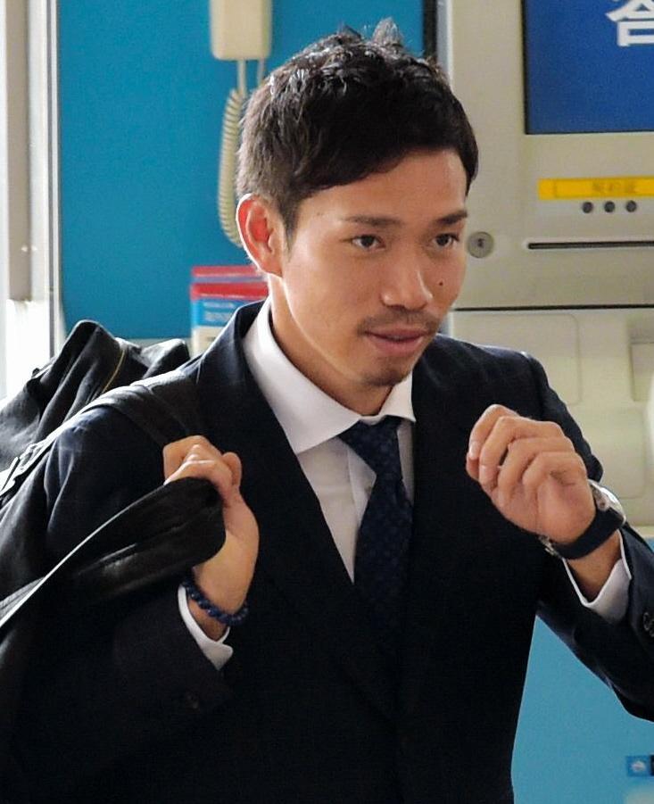 　練習試合で１アシストを記録した長友