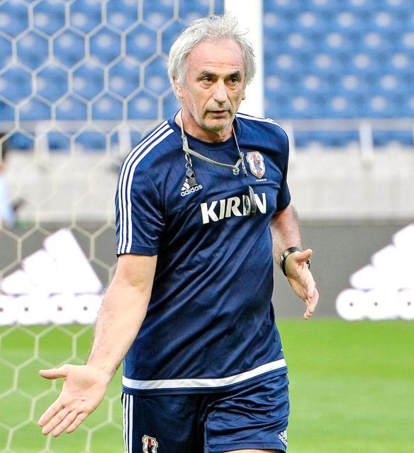 ハリル監督、選手に「勝利しかない」　