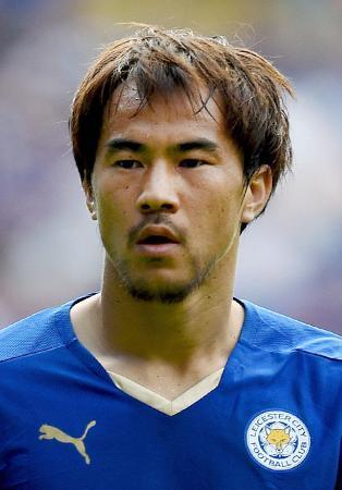 　レスターの岡崎慎司（ゲッティ＝共同）