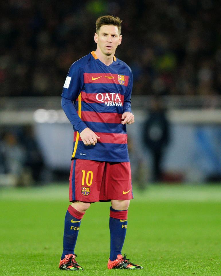 　ファーウェイからスポンサー契約の提示を受けたことが明らかになったメッシ