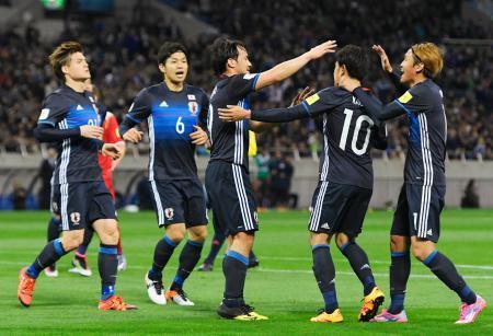 日本、シリアに５-０で完勝