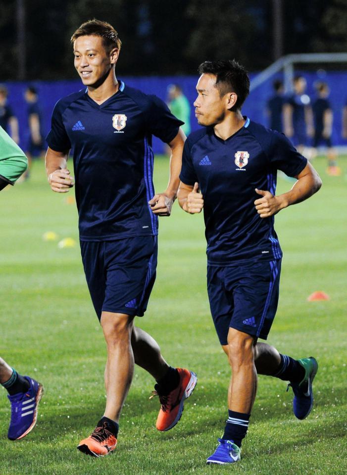 日本代表全25選手そろう 本田 結果を出したいとワクワクしている サッカー デイリースポーツ Online