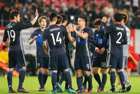 日本、オマーンに４-０で快勝　サッカー・キリン杯、大迫２点