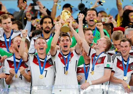 　ドイツが２４年ぶり４度目の世界一となったブラジル大会＝１４年７月