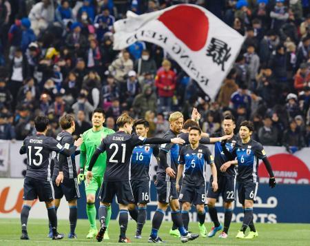 日本代表がタイに圧勝のＷ杯予選、２０・０％の高視聴率
