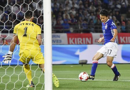 サッカー国際親善試合、１-１ 日本代表、シリアと引き分け