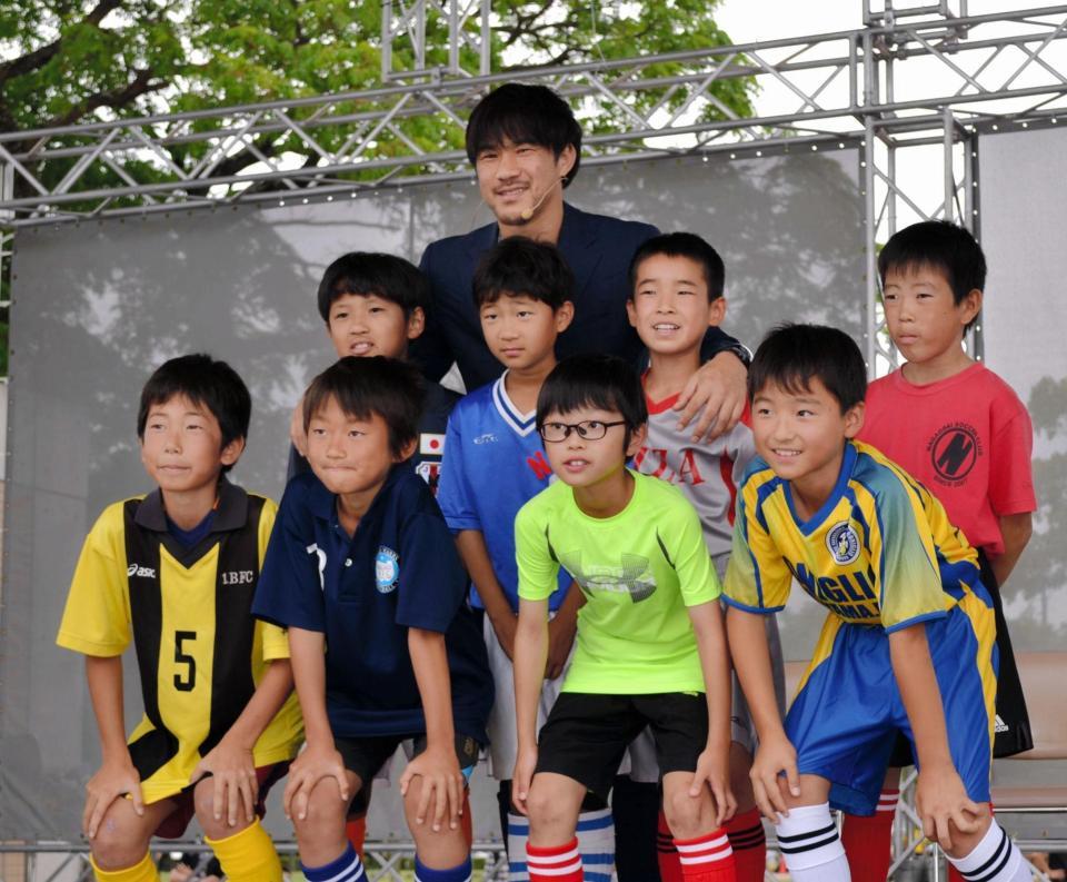 故郷宝塚市のイベントに参加した岡崎