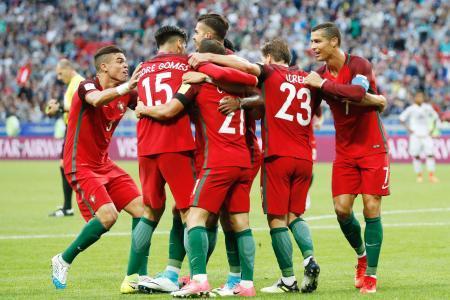 サッカー、ポルトガル初戦分ける コンフェデ杯、チリは勝つ