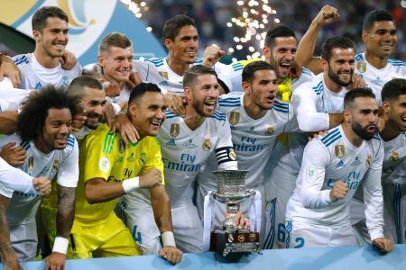 サッカー、Ｒマドリードが優勝 スペイン・スーパー杯