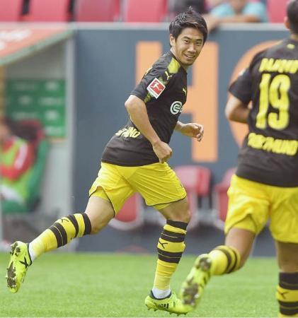 香川真司、武藤嘉紀がゴール サッカーのドイツ１部リーグ