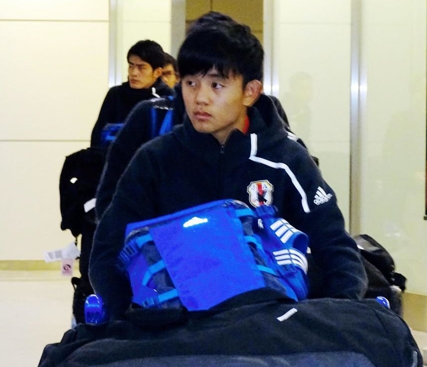 Ｕ－１７Ｗ杯から帰国した久保