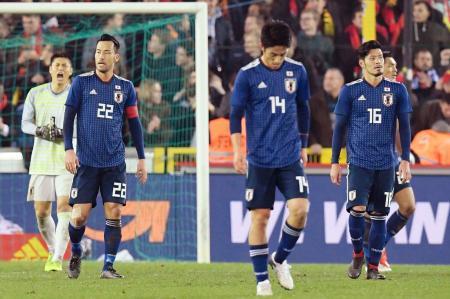 サッカー、日本がベルギーに敗北 欧州遠征は強豪に２連敗