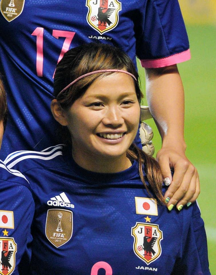 女子サッカー元日本代表の川澄奈穂美