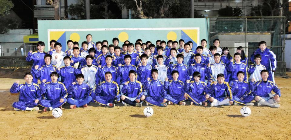 　全国選手権に向け意気込む高松商イレブン