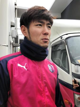 日本代表ハリルホジッチ監督の解任について話すＦＷ杉本健勇