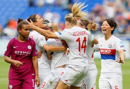 熊谷のリヨン、欧州ＣＬ決勝へ サッカー女子、３連覇へ前進