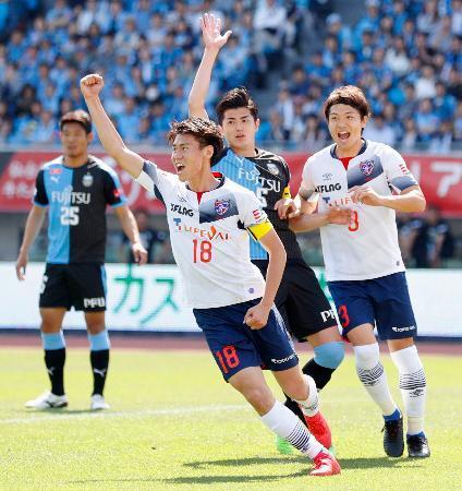 Ｊ１、２位ＦＣ東京が川崎に快勝 札幌は１０戦無敗